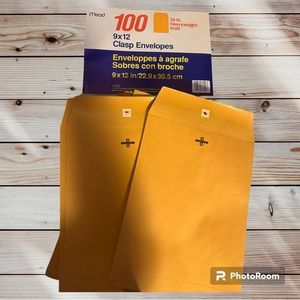 9 x 12 class envelope 20 pieces